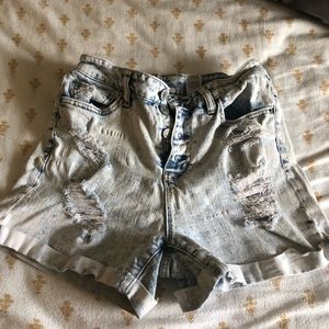 high waisted shorts